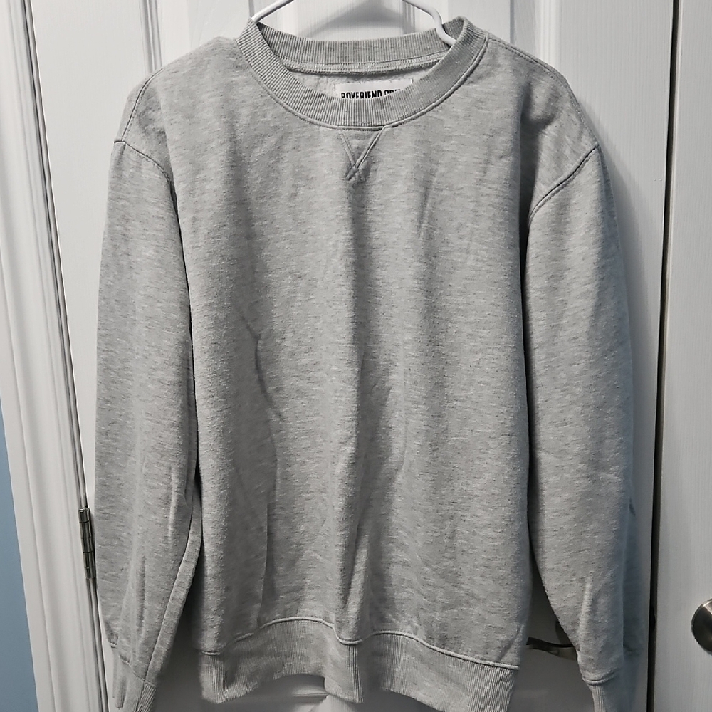 Sweatshirt Color Gray Size Large